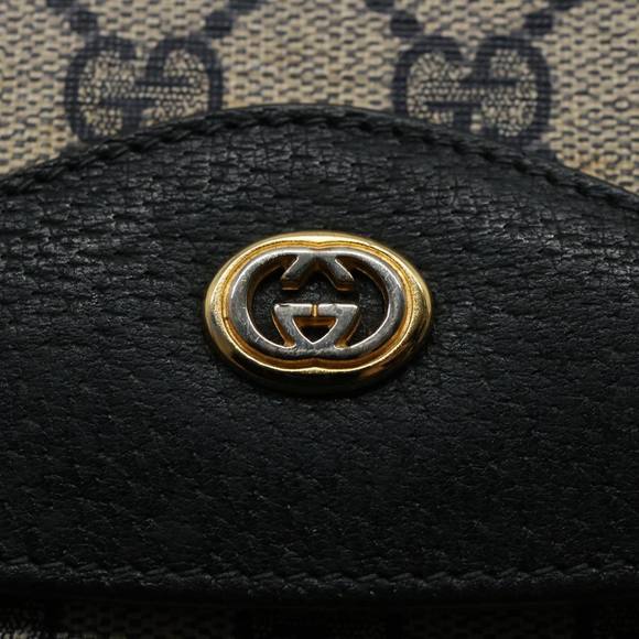 GUCCI GG Supreme Clutch Bag PVC Leather Navy 89 02 075 Auth ep2500 - Picture 12 of 16